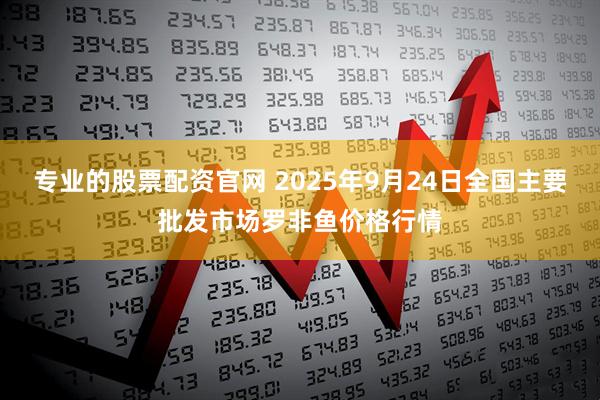 专业的股票配资官网 2025年9月24日全国主要批发市场罗非鱼价格行情