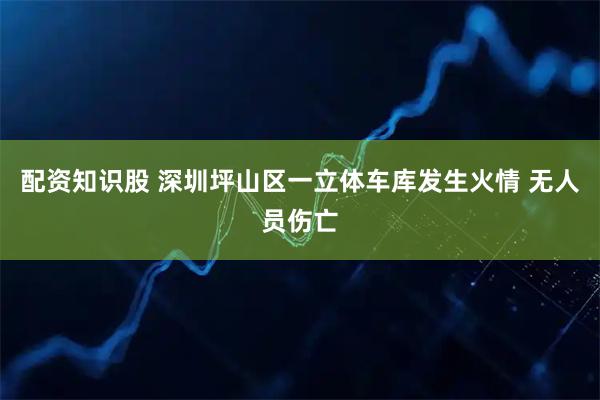 配资知识股 深圳坪山区一立体车库发生火情 无人员伤亡